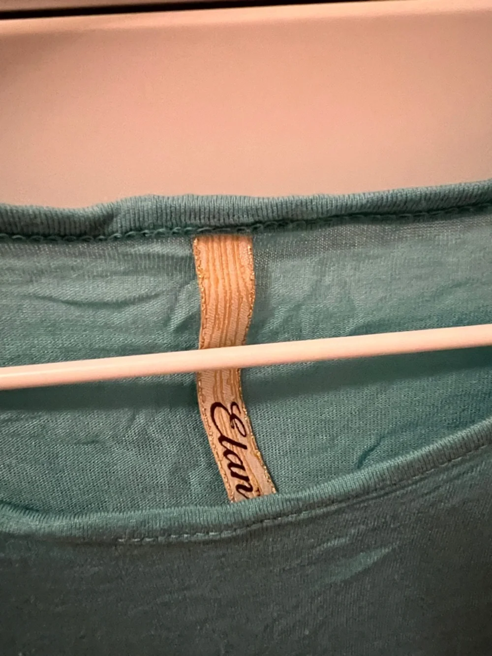 Elan Everyday Teal Short-Sleeve Relaxed Tee - Picture 2 of 2